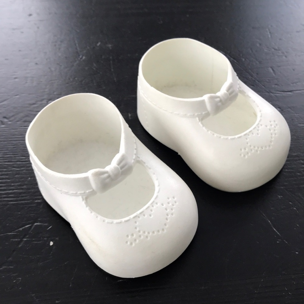 Classic White Baby Mary Jane Doll Shoes